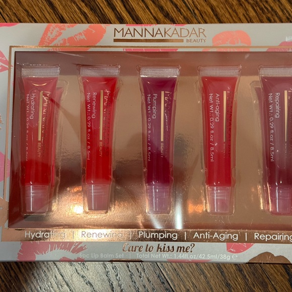 New 5 PK MANNA KADAR Lip Balm Set Juicy Tubes Hydrate Renew Repair
Plump Repair - Picture 3 of 3